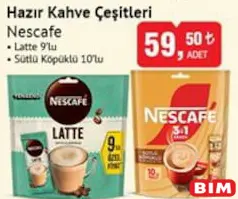 NESCAFE HAZIR KAHVE ÇEŞİTLERİ